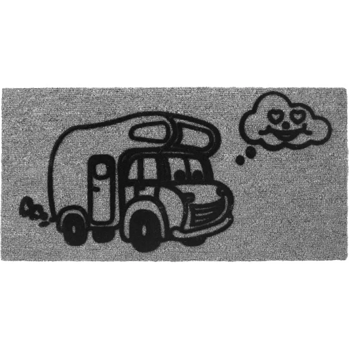 Dørmåtte med Camper Van motiv