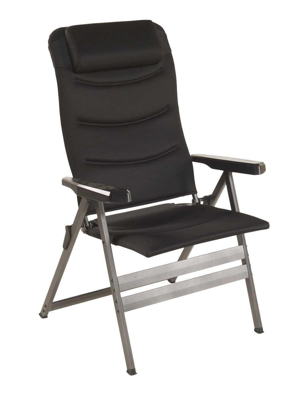 Stol "WeCamp Merlin XL" - Sort, max 150kg.
