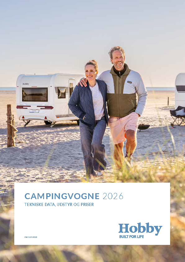 Hobby Campingvogn prisliste og specifikationer